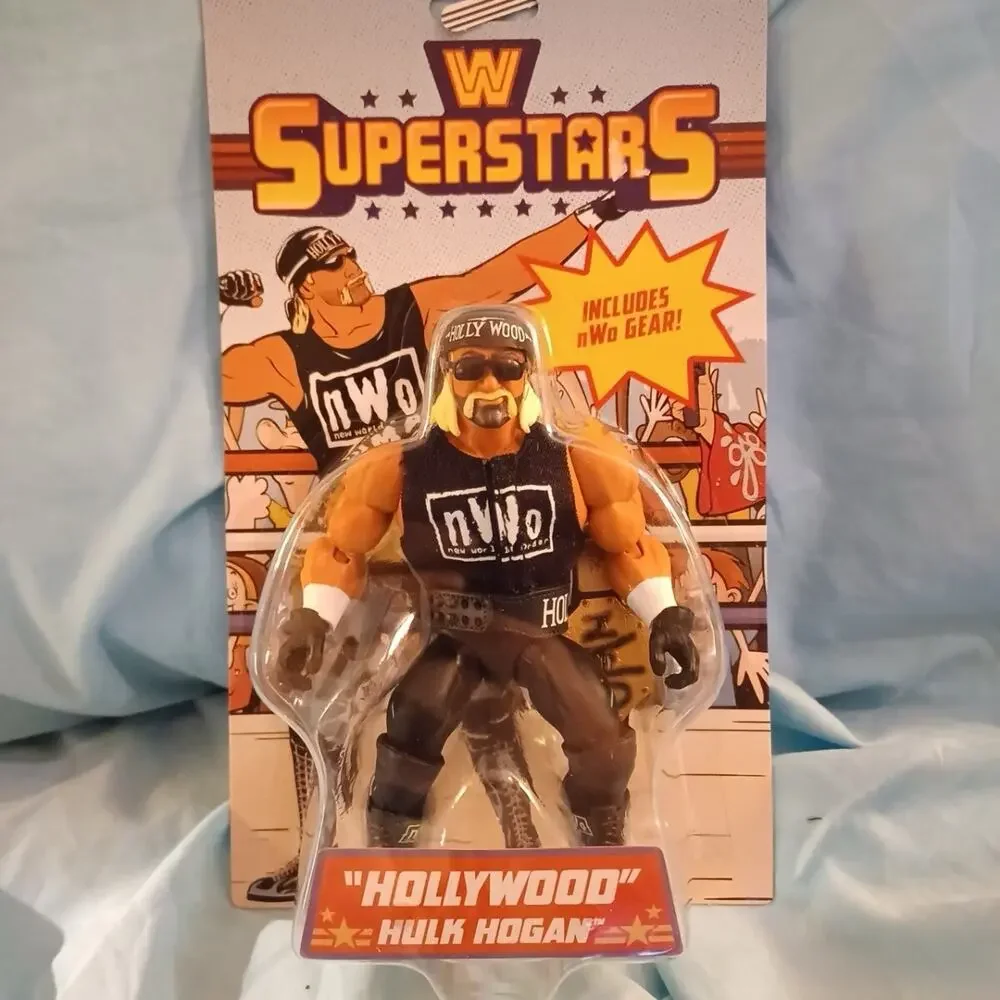 HULK HOGAN MATTEL WAL-MART EXCLUSIVE WWE SUPERSTARS ACTION FIGURES RETRO STYLE
